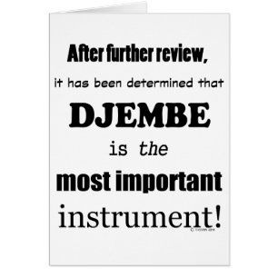 Djembe Most Important Instrument