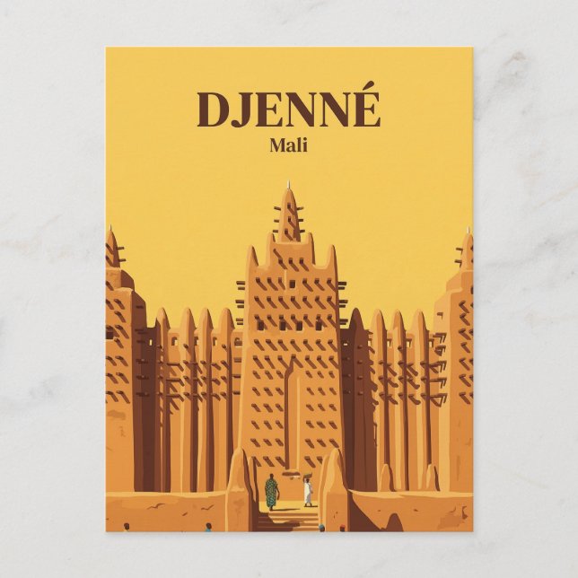 Djenné, Djenné, Mopti Postcard (Front)