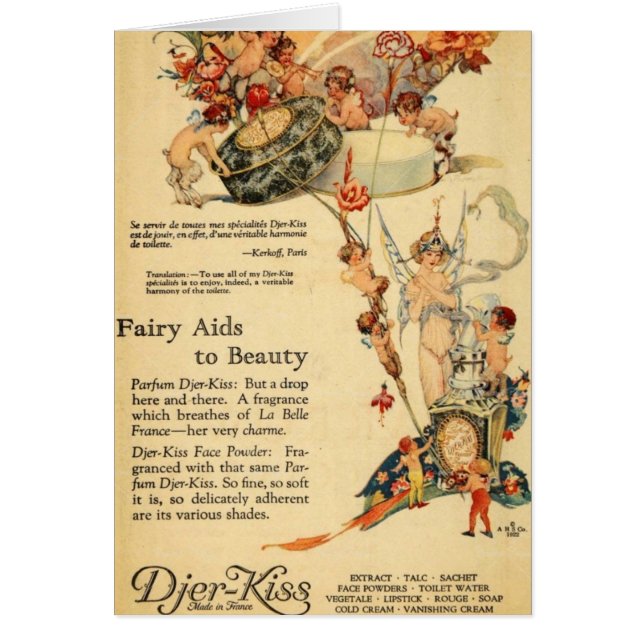 Djer Fairy Aid French Perfume (Front)