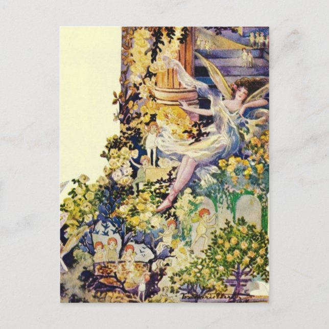 Djer Kiss Parisian Perfume Fairies Postcard (Front)