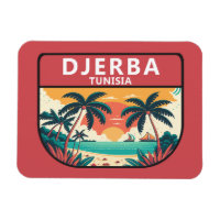 Djerba Tunisia Retro Emblem