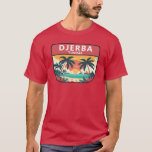 Djerba Tunisia Retro Emblem T-Shirt<br><div class="desc">Djerba vector art design. Djerba,  an island off the coast of Tunisia,  is known for Mediterranean beaches.</div>