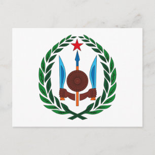 Djibouti Coat of Arms Postcard