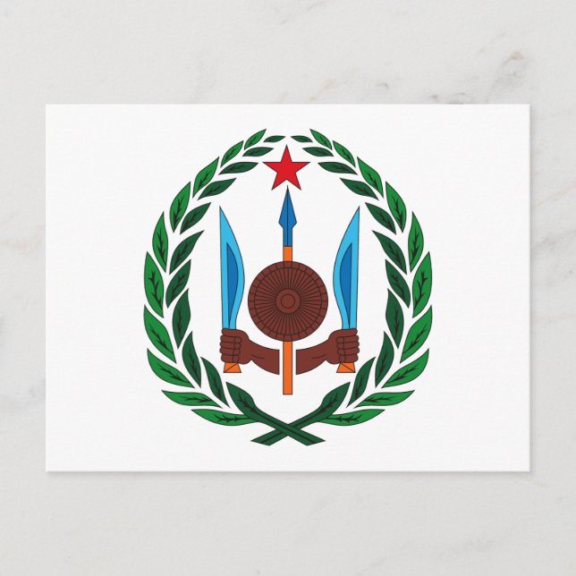 Djibouti Coat of Arms Postcard (Front)