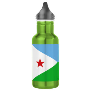 Djibouti Flag 532 Ml Water Bottle