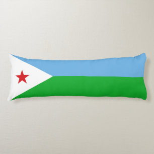 Djibouti Flag Body Cushion