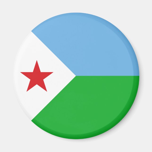 Djibouti Flag Magnet (Front)
