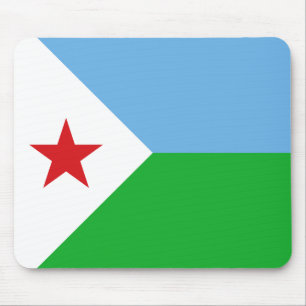 Djibouti Flag Mouse Mat