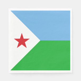 Djibouti Flag Napkin