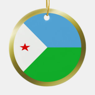 Djibouti Flag Ornament