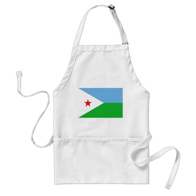 Djibouti Flag Standard Apron (Front)