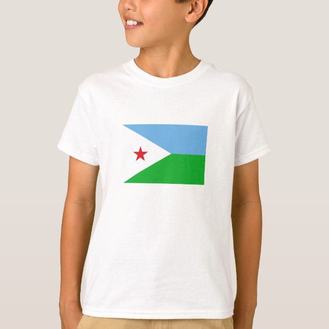 Djibouti Flag T-Shirt (Front)
