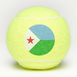Djibouti Flag Tennis Balls