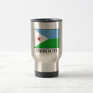 Djibouti Flag Travel Mug
