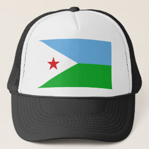 Djibouti Flag Trucker Hat