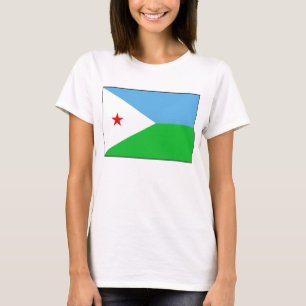 Djibouti Flag x Map T-Shirt