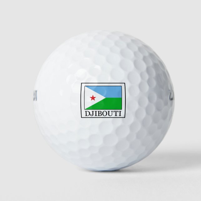 Djibouti Golf Balls (Front)