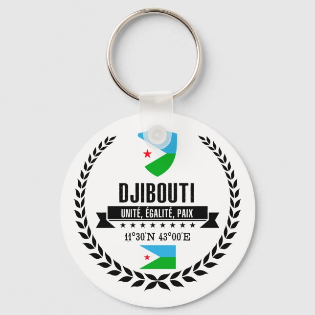 Djibouti Key Ring (Front)
