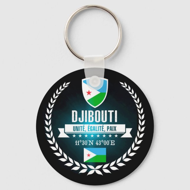 Djibouti Key Ring (Front)