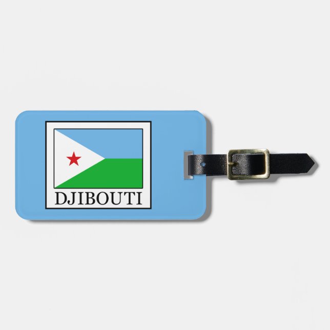 Djibouti Luggage Tag (Front Horizontal)