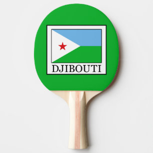 Djibouti Ping Pong Paddle