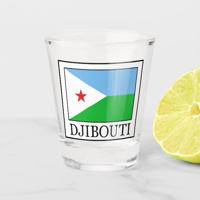 Djibouti Shot Glass (Front)