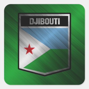 Djibouti Square Sticker