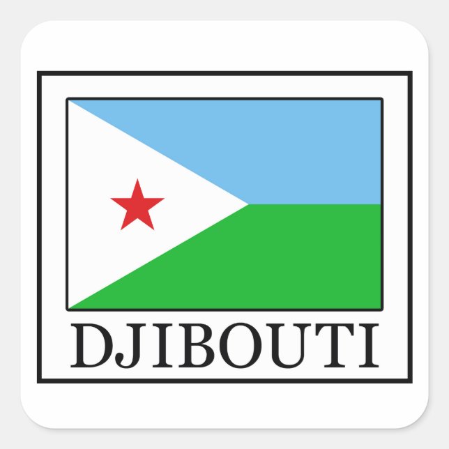 Djibouti sticker (Front)