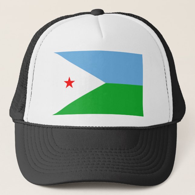 djibouti trucker hat (Front)