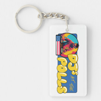 DJs at the Polls Keychain