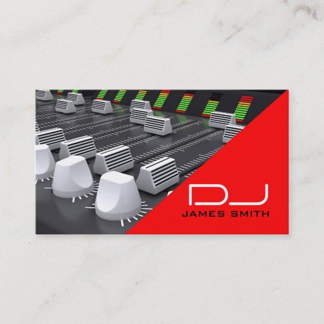 DJ's Business Card (Front)