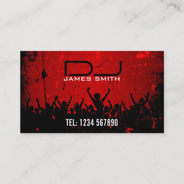 DJ's Business Card (Front)