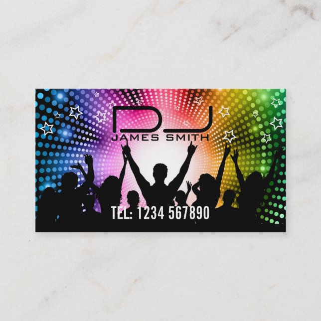 DJ's Business Card (Front)