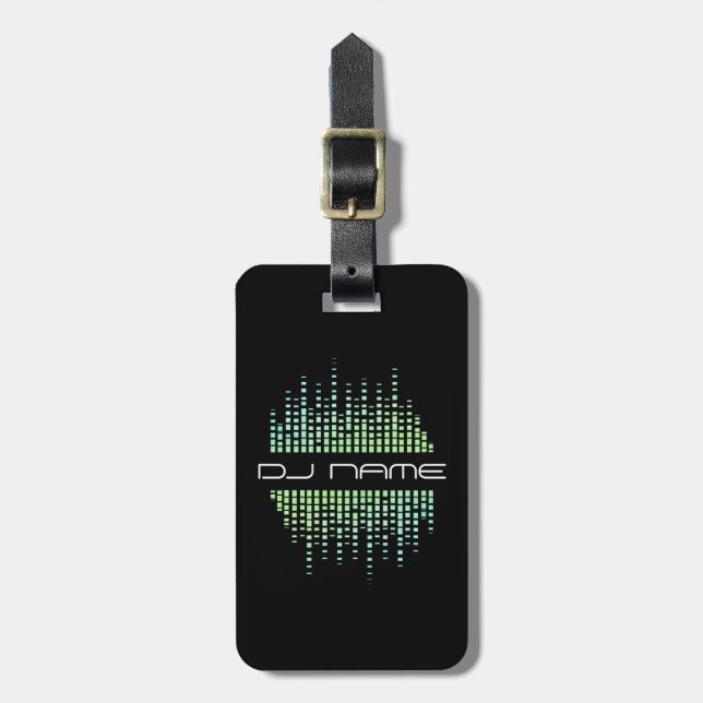 DJs Music Producer Remixer Luggage Tag (Front Vertical)