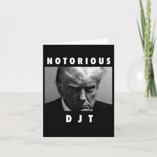 Djt Donald Trump Mug Shot Republican 2024 Maga Card