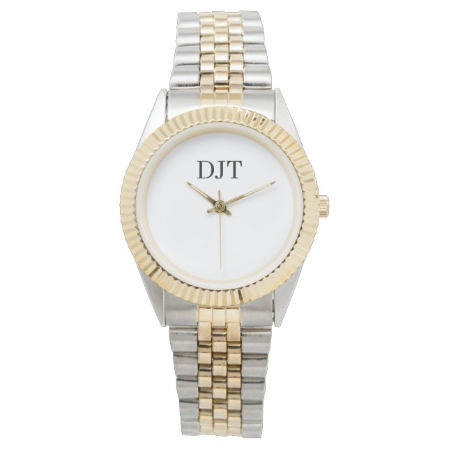 DJT Initials – Premium Monogram Lighter Watch (Front)