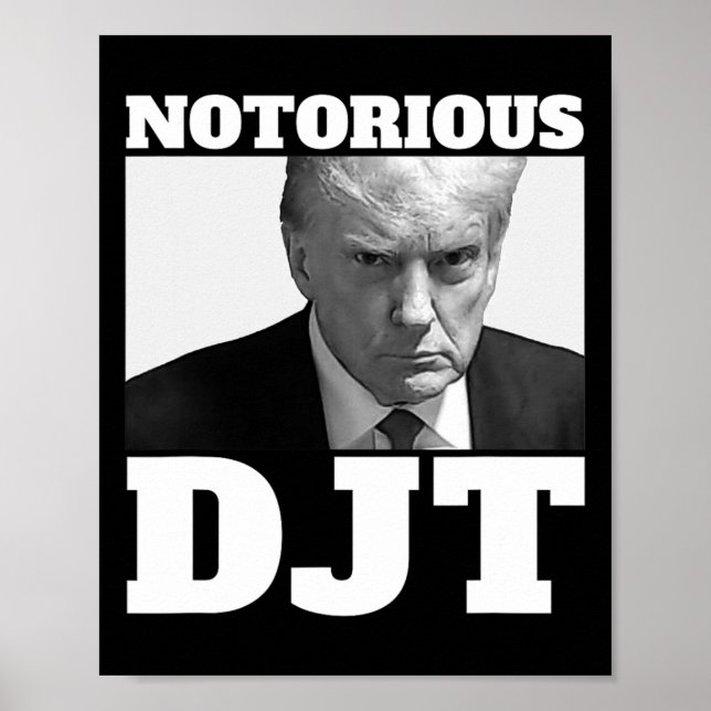 Djt President Trump 2024 Trump Mugshot  Poster (Front)