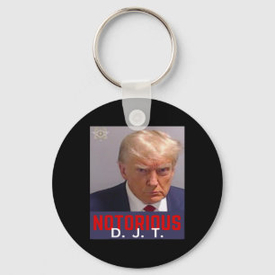 Djt - Trump Mug Shot - August 24 2023 Key Ring