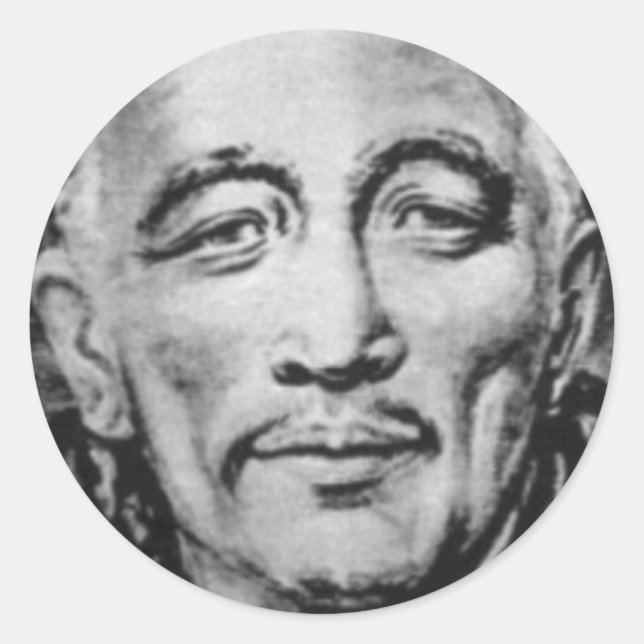 djwhal khul ascended master classic round sticker (Front)