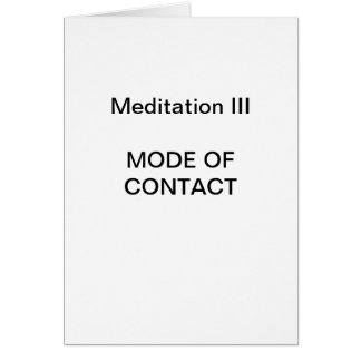 DK Meditation Series: Meditation III - CARD