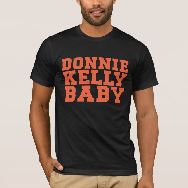 DKB Orange and Black Baseball T-Shirt (Front)
