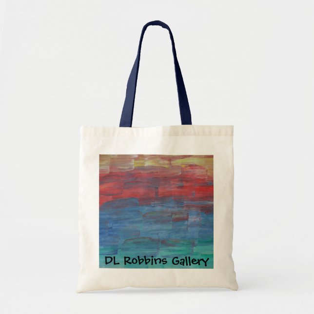 DL Robbins Gallery Tote Sunset over Lake (Front)