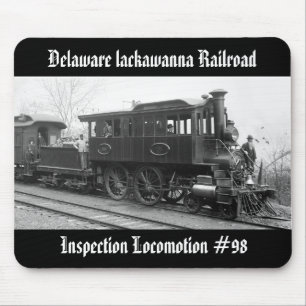 DL+ W Steam Inspection Locomotive Mouse Mat