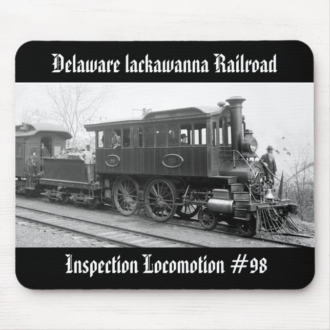 DL+ W Steam Inspection Locomotive Mouse Mat (Front)