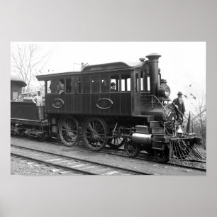 DL+ W Steam Inspection Locomotive Poster