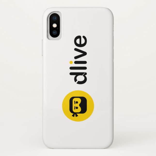 DLive Black Full Logo Phone Cases (Back)