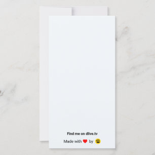 DLive Thank You Card