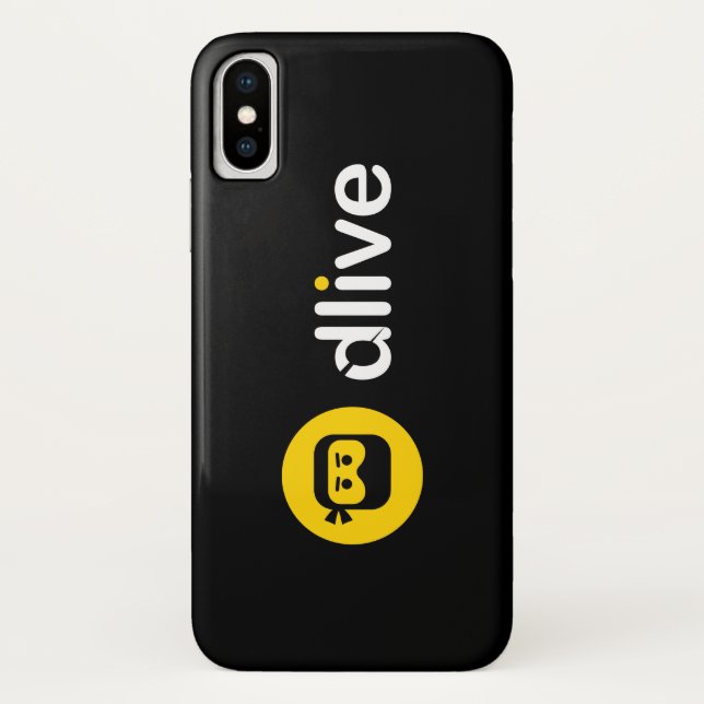 DLive White Full Logo Phone Cases (Back)