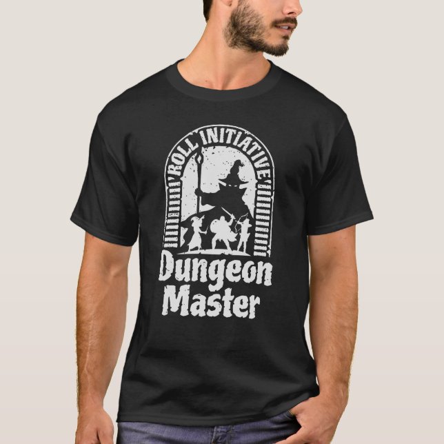 DM Roll Initiative RPG T-Shirt (Front)