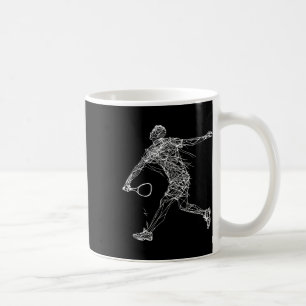 Dminton Player Drawing Shuttle Game For Boys 1  Coffee Mug